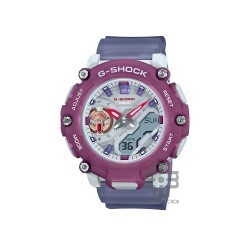 Casio G-Shock Women Peaceful Outdoor Colors Series GMA-S2200PE-6A Purple Resin Band Sports Watch