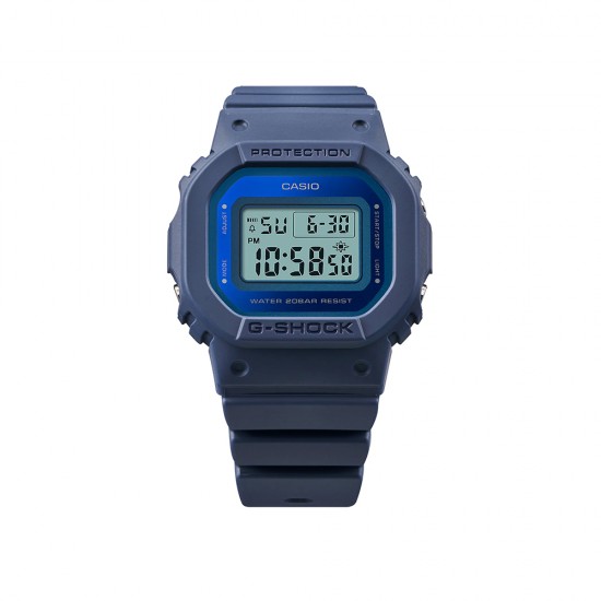 Casio G-Shock Women GMD-S5600-2 Blue Resin Band Sport Watch