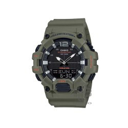 Casio General HDC-700-3A2V Army Green Resin Band Men Watch