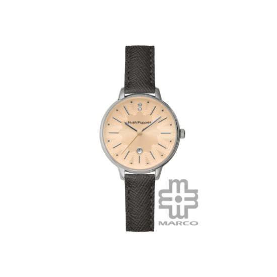 Hush Puppies HP.3903L.2505 Grey Leather Band Women Watch