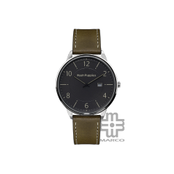 Hush Puppies HP.5015M.2508 Army Green Leather Band Men Watch