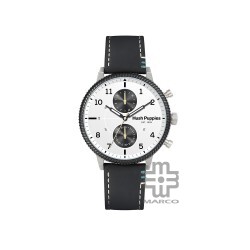 Hush Puppies Signature HP.7156M.2501 Multi-Function Black Leather Band Men Watch