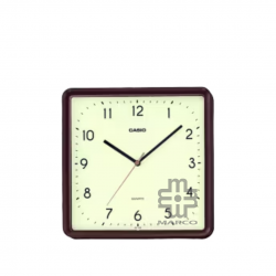 Casio IQ-152-5 Brown Square Wall Clock