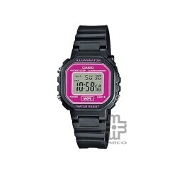 Casio General LA-20WH-4A Digital Black Resin Band Kids Watch