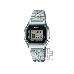 Casio Vintage LA680WA-1 Silver Stainless Steel Band Men Watch