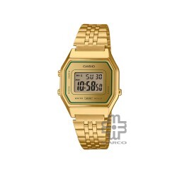 Casio Vintage LA680WEGV-9A Gold Stainless Steel Band Women Watch