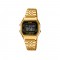 Casio Vintage LA680WGA-1B Gold Stainless Steel Band Men Watch / Women Watch