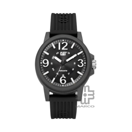 CAT GROOVY LF-111-21-131 BLACK SILICON STRAP MEN WATCH