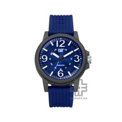 CAT GROOVY LF-111-26-632 BLUE SILICON STRAP MEN WATCH