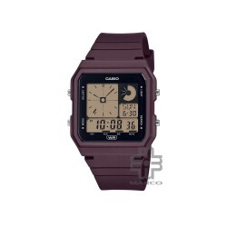 Casio General LF-20W-5A Maroon Resin Band Men Watch / Women Watch / Unisex