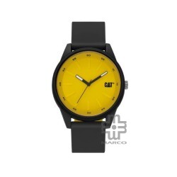 Caterpillar INSIGNA LJ-160-21-721 BLACK YELLOW SILICON STRAP MEN WATCH