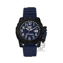 Caterpillar Barricade LK-111-26-612 Blue Dial Blue Silicone Analog Men Watch