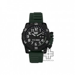 Caterpillar Barricade LK-131-23-113 Green Black Dial Green Silicone Analog Men Watch