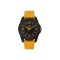 Caterpillar Landscape LN-160-27-137 Black Yellow Silicone Analog Watch | 3 Hand Movement | 45MM | 2Y Warranty