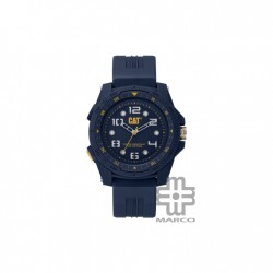 Caterpillar Aperture LP-160-26-636 Blue Silicone Analog Watch | 3 Hand Movement | 45MM | 2Y Warranty