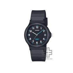 Casio General LQ-24B-1B Black Bio-Based Resin Band Men Youth Watch / Women Youth Watch / Kids Watch