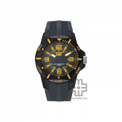 Caterpillar Diver LR-161-25-135 | Gun Yellow | Silicone Strap | Analog Digital | 45MM | 200M WR