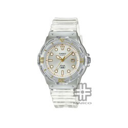 Casio General LRW-200HS-7EV White Transparent Resin Band Kids Watch