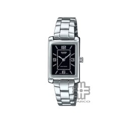 Casio General LTP-1234DD-1A Silver Stainless Steel Band Women Watch