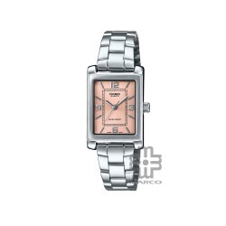 Casio General LTP-1234DD-4A Silver Stainless Steel Band Women Watch