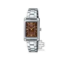 Casio General LTP-1234DD-5A Silver Stainless Steel Band Women Watch