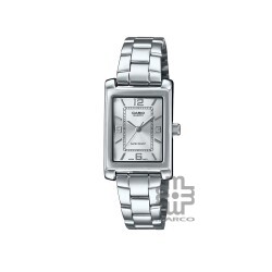 Casio General LTP-1234DD-7A Silver Stainless Steel Band Women Watch