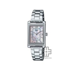 Casio General LTP-1234DS-4A Silver Stainless Steel Band Women Watch