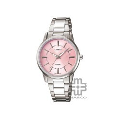 Casio General LTP-1303D-4AV Silver Stainless Steel Band Women Watch