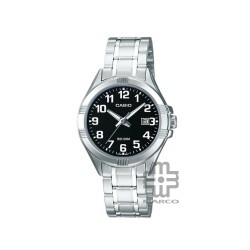 Casio General LTP-1308D-1BV Silver Stainless Steel Band Women Watch