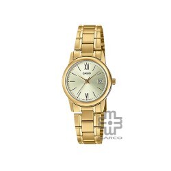 Casio General LTP-V002G-9B3 Gold Stainless Steel Women Watch