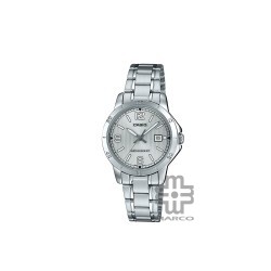 Casio General LTP-V004D-7B2 Silver Stainless Steel Band Women Watch