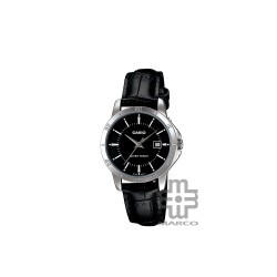 Casio General LTP-V004L-1A Black Leather Band Women Watch