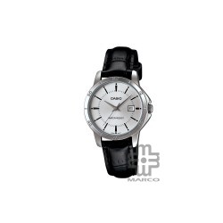 Casio General LTP-V004L-7A Black Leather Band Women Watch