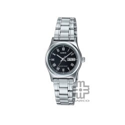 Casio General LTP-V006D-1B Silver Stainless Steel Band Women Watch