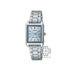 Casio General LTP-V007D-2E Silver Stainless Steel Band Women Watch