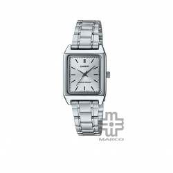 Casio General LTP-V007D-7E Silver Stainless Steel Band Women Watch