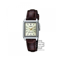 Casio General LTP-V007L-9E Dark Brown Leather Band Women Watch