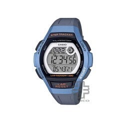 Casio General LWS-2000H-2AV Blue Resin Band Women Watch