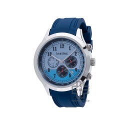 Instinc M5851L-NZ2WBW Blue Silicon Band Men Watch