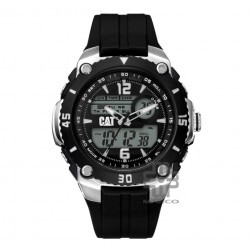 Caterpillar SPORTICA ME-145-21-131 DIGITAL AND ANALOG BLACK DAL BLACK PU STRAP MEN WATCH