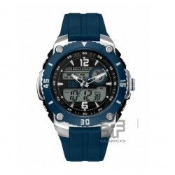 Caterpillar SPORTICA ME-145-26-136 DIGITAL AND ANALOG BLACK BLUE DIAL BLUE PU STRAP MEN WATCH