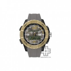 Caterpillar Cardiff MG-164-29-537 Light Grey Silicone Ana-digit Watch | 49MM | 2Y Warranty | 10ATM         