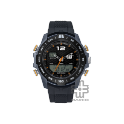 Caterpillar HORIZON | MH-155-21-138| Black Silicone Strap | Analog Digital Watch | 100M WR | 45MM | 2Y Warranty