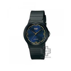 Casio General MQ-76-2A Black Blue Resin Band Men Youth Watch