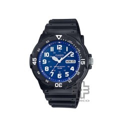 Casio General MRW-200H-2B2V Black Resin Band Men Youth Watch