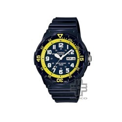 Casio General MRW-200HC-2BV Black Resin Band Men Youth Watch