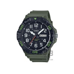 Casio General MRW-210H-3AV Army Green Resin Band Men Watch