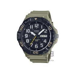 Casio General MRW-210H-5AV Olive Green Resin Band Men Watch