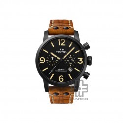 TW Steel MS34-48MM Maverick Brown Leather Band Men Watch