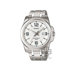 Casio General MTP-1314D-7AV Silver Stainless Steel Band Men Watch